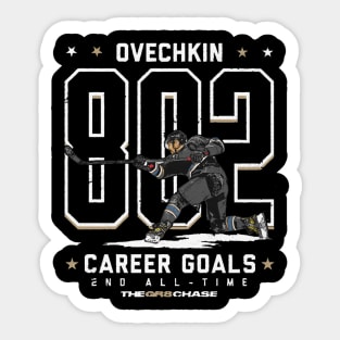 Alex Ovechkin Washington 802 Goals Retro Sticker